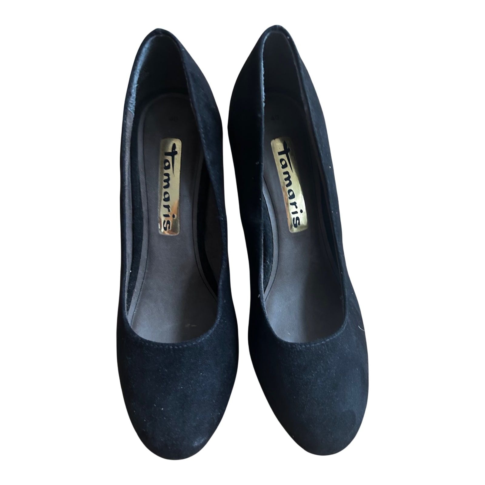 Tamaris Pumps Damen Veganleder Schwarz Gr 40 Elegant Klassiker Absatzschuhe Komfort