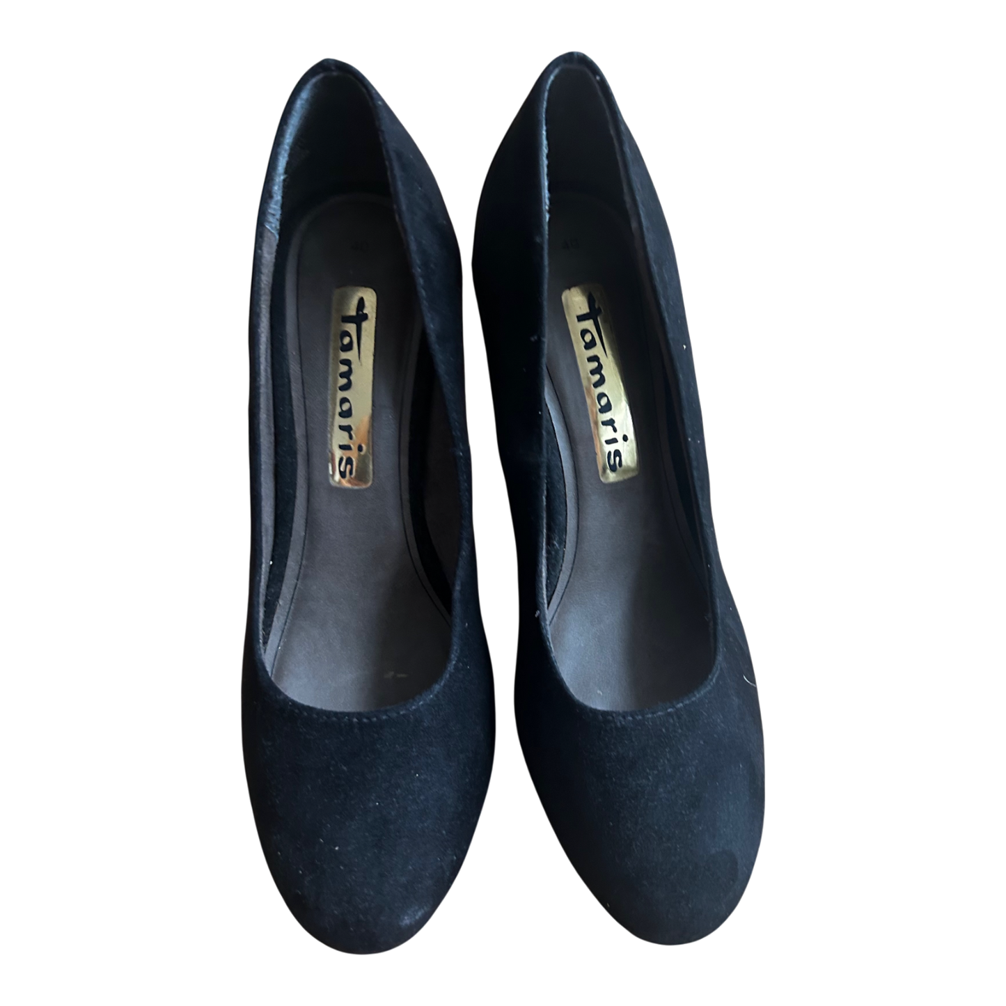 Tamaris Pumps Damen Veganleder Schwarz Gr 40 Elegant Klassiker Absatzschuhe Komfort