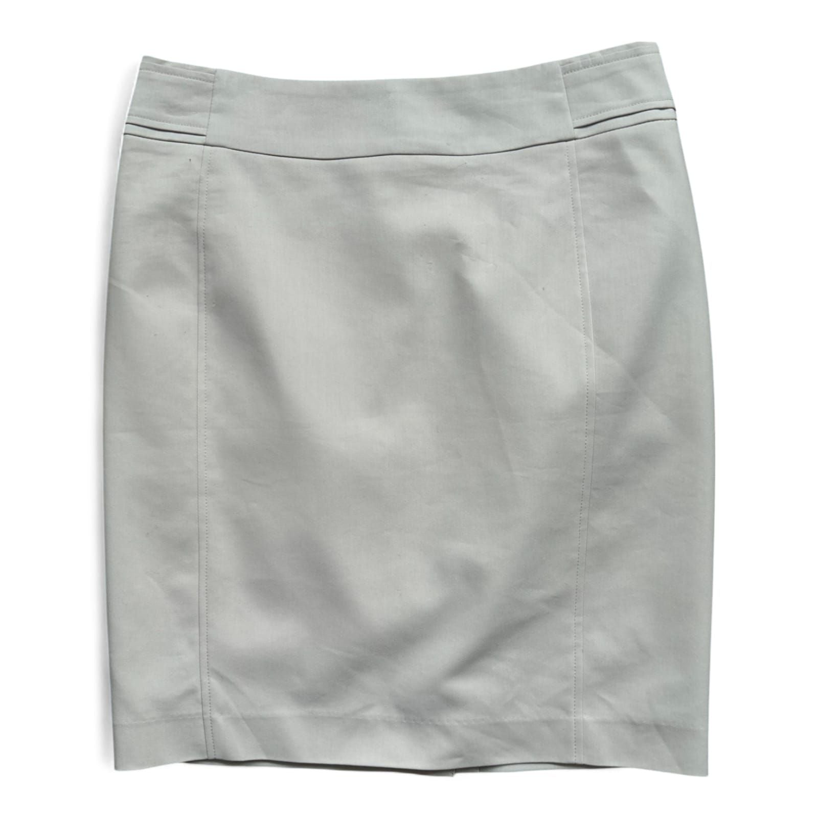 H&M Bleistiftrock Damen Gr. 40 Beige – Gefüttert – Eleganter Business-Look