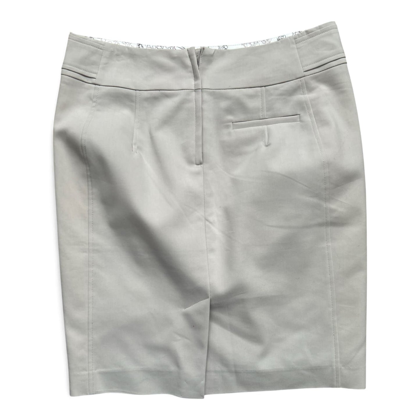 H&M Bleistiftrock Damen Gr. 40 Beige – Gefüttert – Eleganter Business-Look