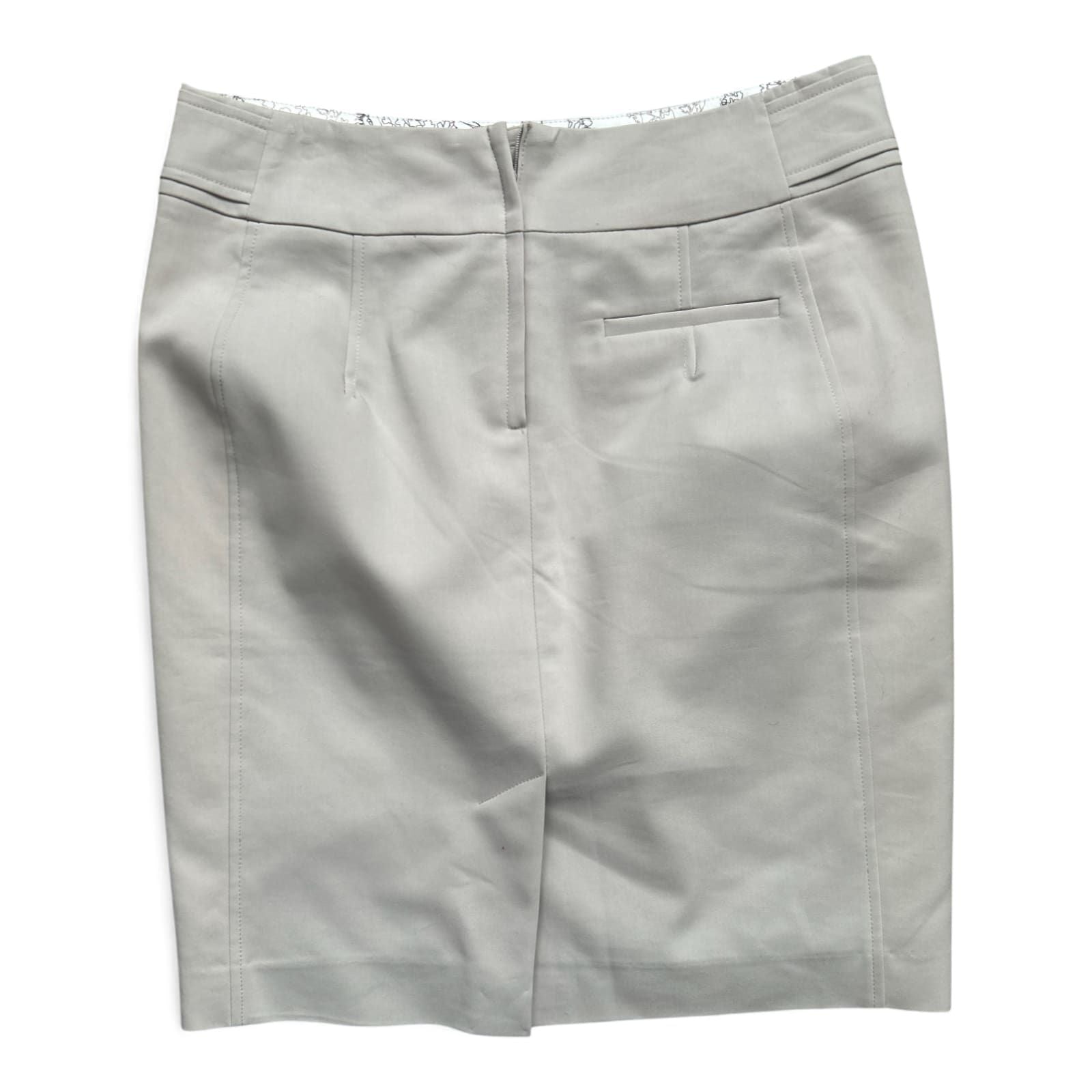 H&M Bleistiftrock Damen Gr. 40 Beige – Gefüttert – Eleganter Business-Look