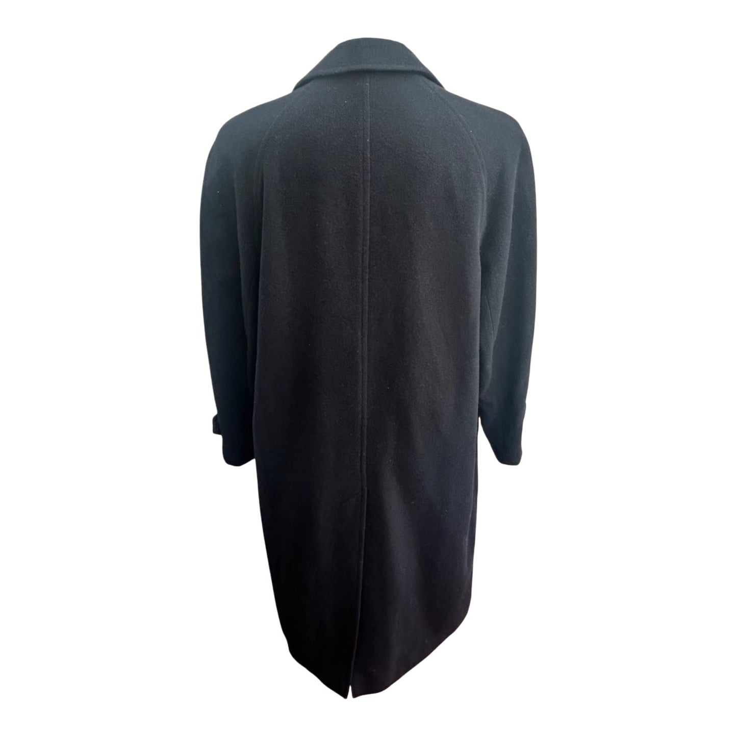 Yorn Mantel Herren Gr 46 Dunkelblau Wolle Poly Klassisch Elegant Winter Vintage