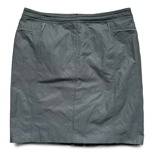 Bonita Damen Rock Khaki Gr 44 – Baumwollmix mit Glanzfaden – Made for Summer