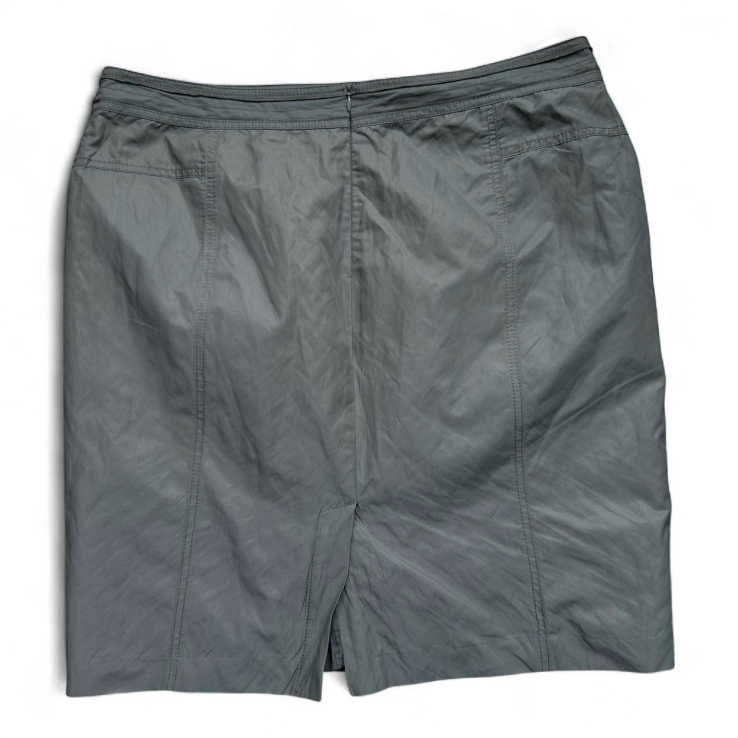 Bonita Damen Rock Khaki Gr 44 – Baumwollmix mit Glanzfaden – Made for Summer