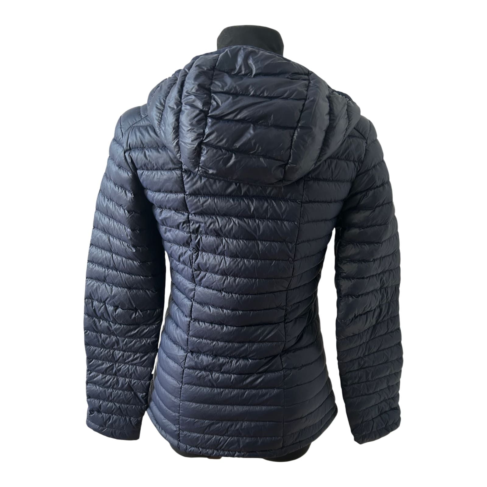 Decathlon Damen Daunenjacke Gr S Navy Leicht Packbar Warm Daune Winter Sport