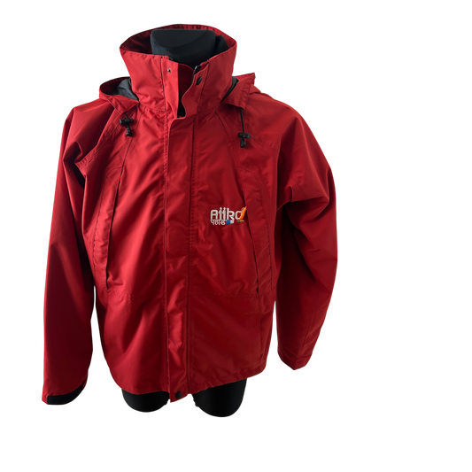 NEU AiiKo Outdoorjacke Rot 2in1 Gr M  Fleece Kapuze Nepal Unisex