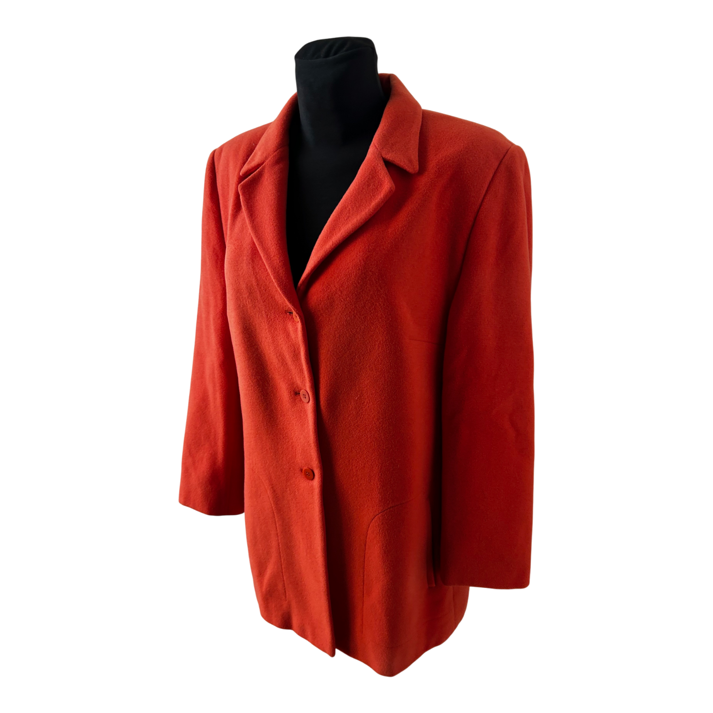 Gerry Weber Damen Jacke Gr 44 Orange Schurwolle Elegant Klassiker Blazer Stil