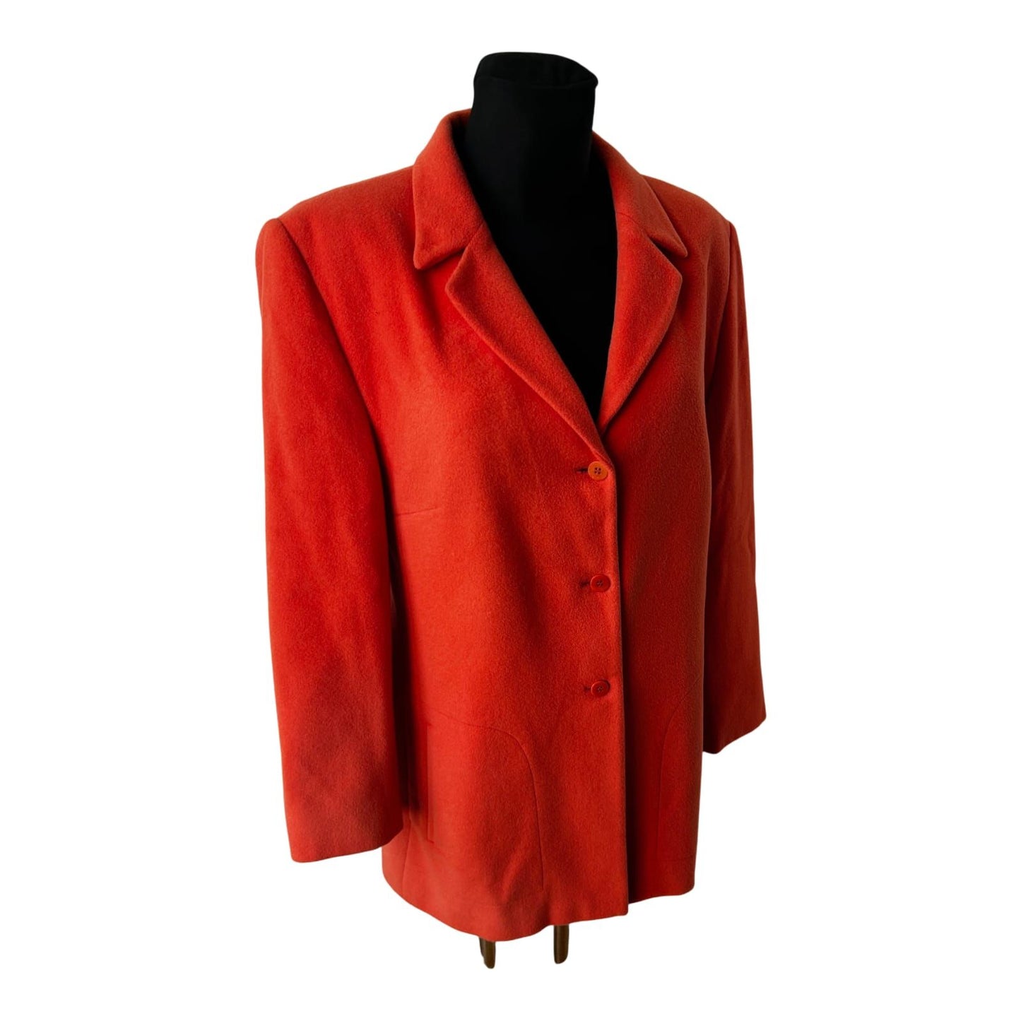 Gerry Weber Damen Jacke Gr 44 Orange Schurwolle Elegant Klassiker Blazer Stil
