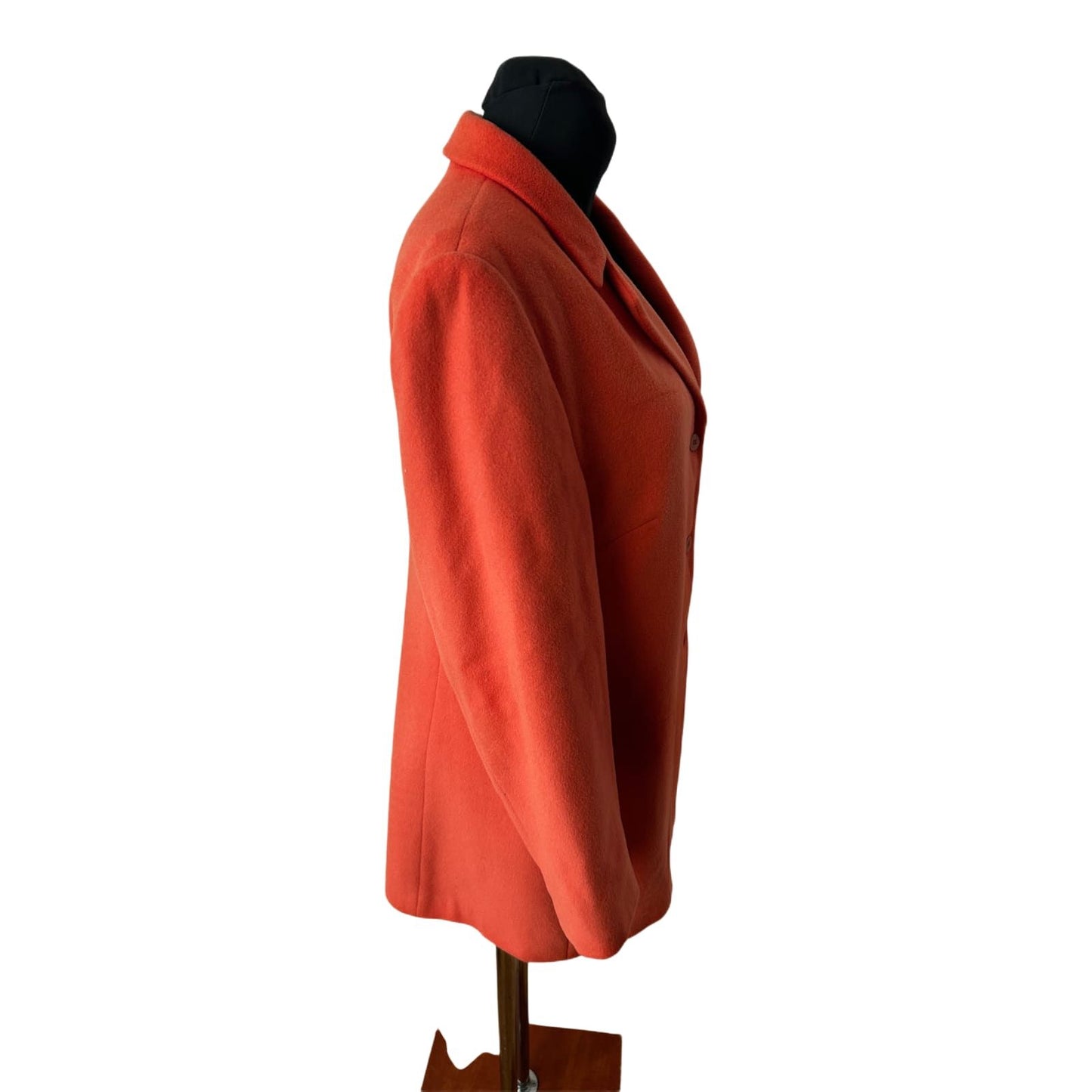 Gerry Weber Damen Jacke Gr 44 Orange Schurwolle Elegant Klassiker Blazer Stil