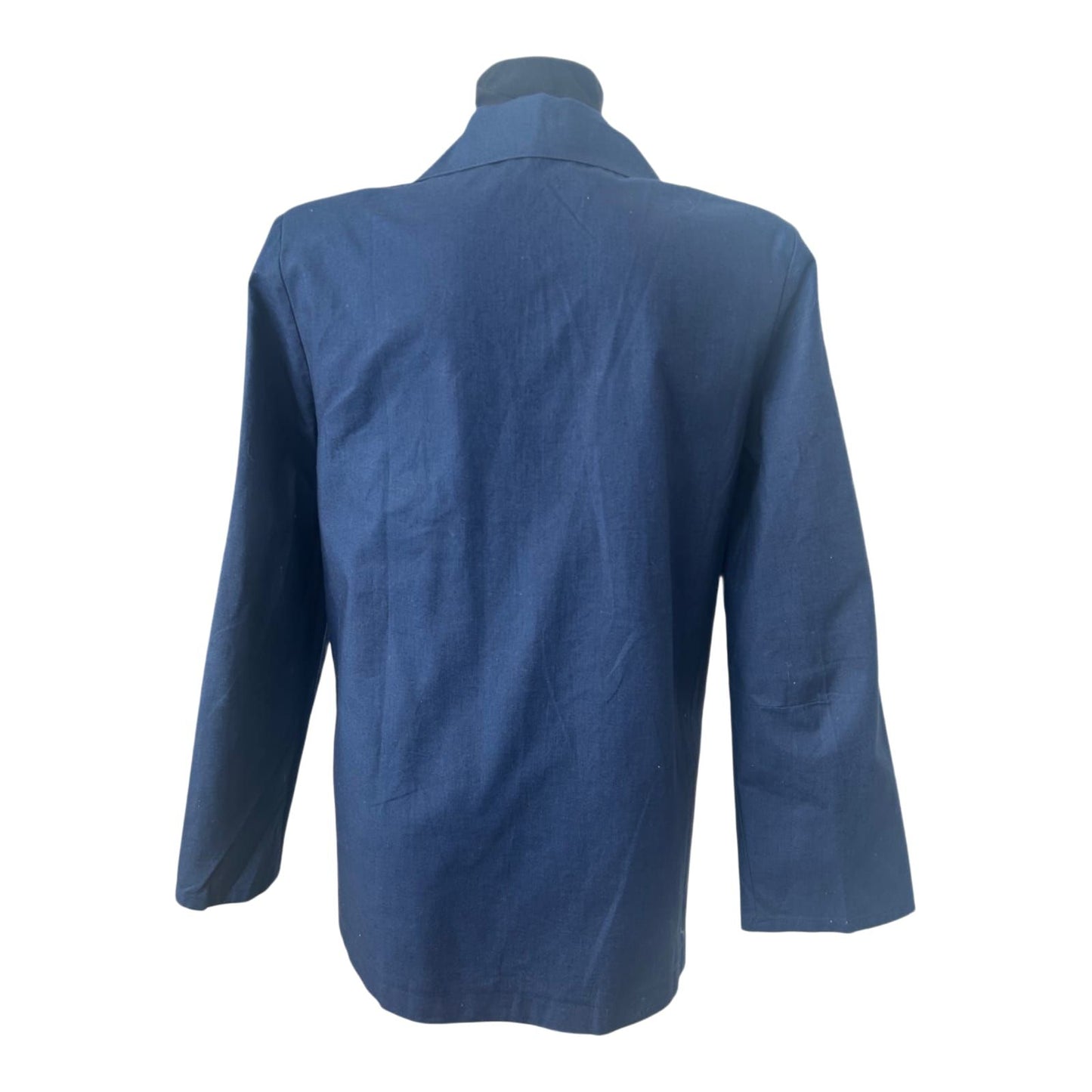 Quelle Blazer Damen Gr 38 Dunkelblau Baumwolle Elegant Leicht Klassisch
