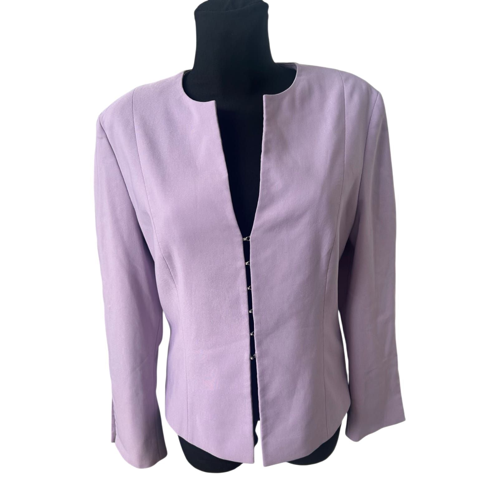 Alba Moda Blazer Damen Gr 40 Flieder Elegant Kurzjacke Chic Klassisch