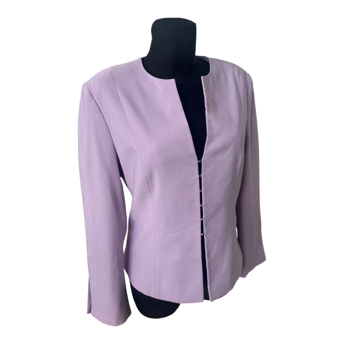 Alba Moda Blazer Damen Gr 40 Flieder Elegant Kurzjacke Chic Klassisch