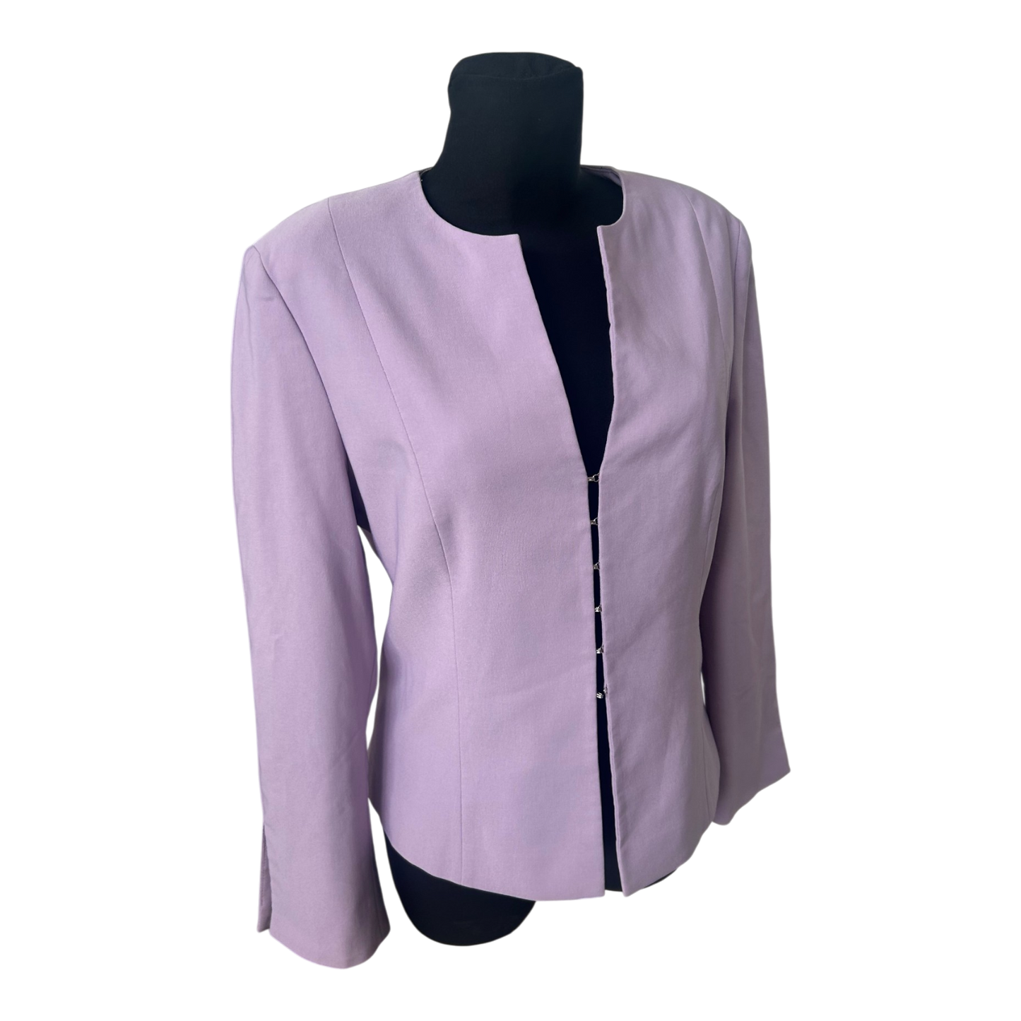 Alba Moda Blazer Damen Gr 40 Flieder Elegant Kurzjacke Chic Klassisch