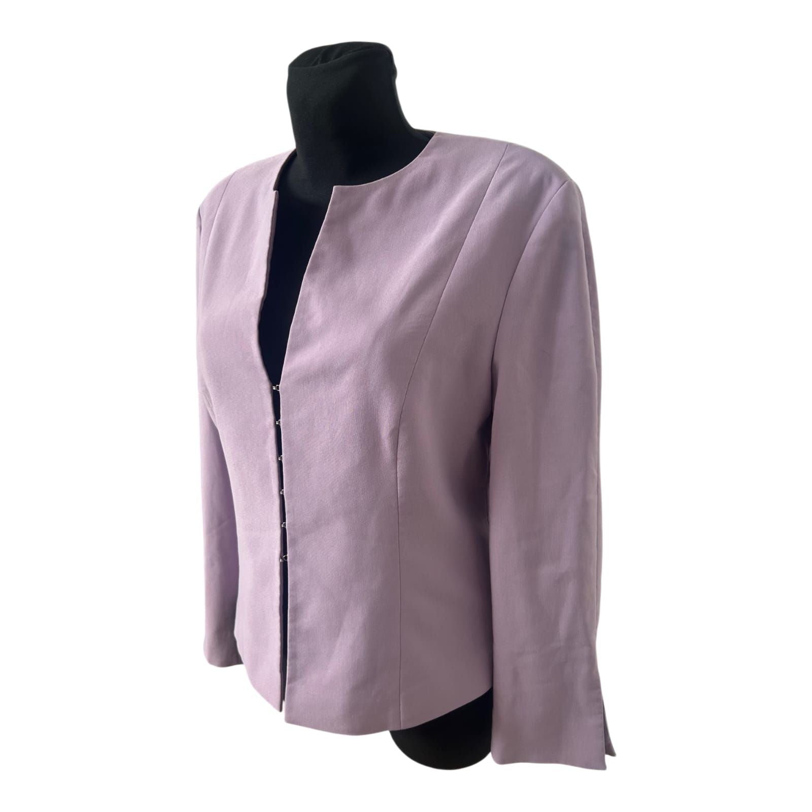 Alba Moda Blazer Damen Gr 40 Flieder Elegant Kurzjacke Chic Klassisch