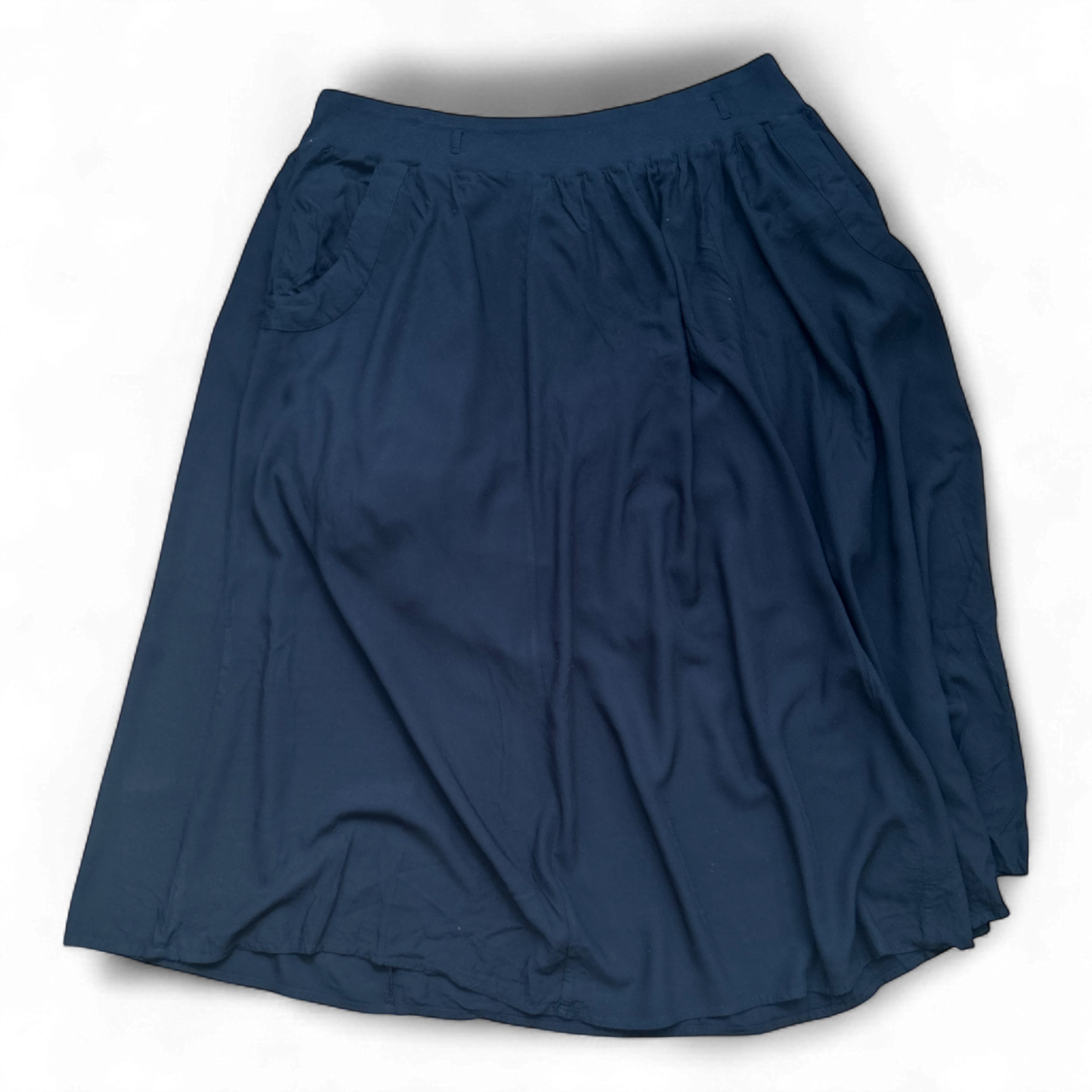 Body Flirt Maxirock Schwarz Gr 54 A Linie Nachhaltig Taschen Viskose Baumwolle