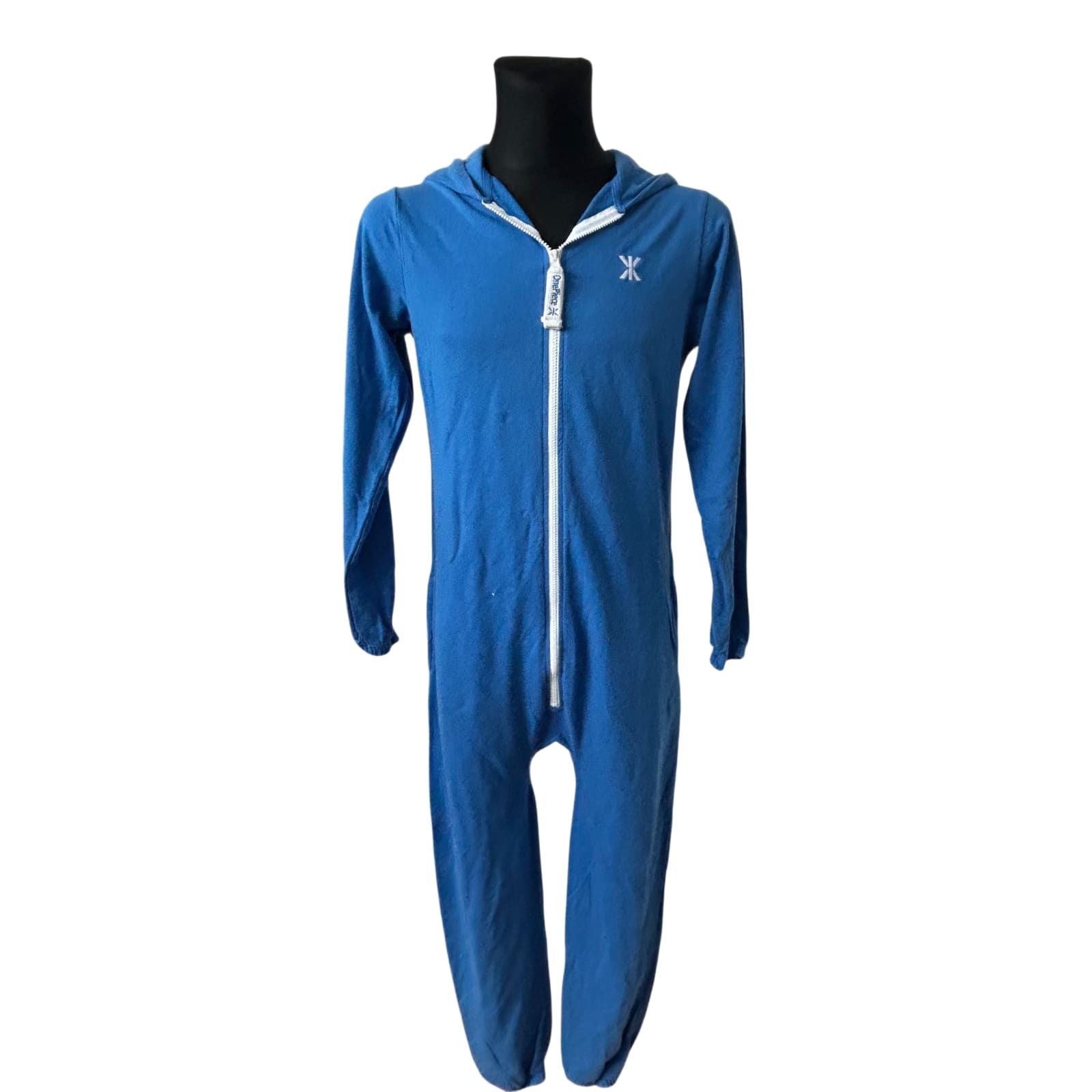 OnePiece Jumpsuit Herren Gr M Blau Einteiler Baumwolle Freizeit