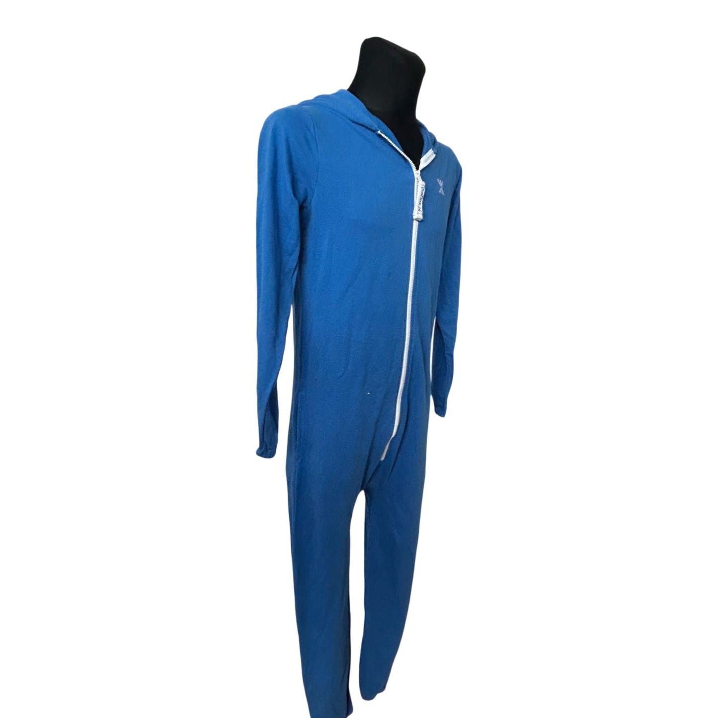 OnePiece Jumpsuit Herren Gr M Blau Einteiler Baumwolle Freizeit