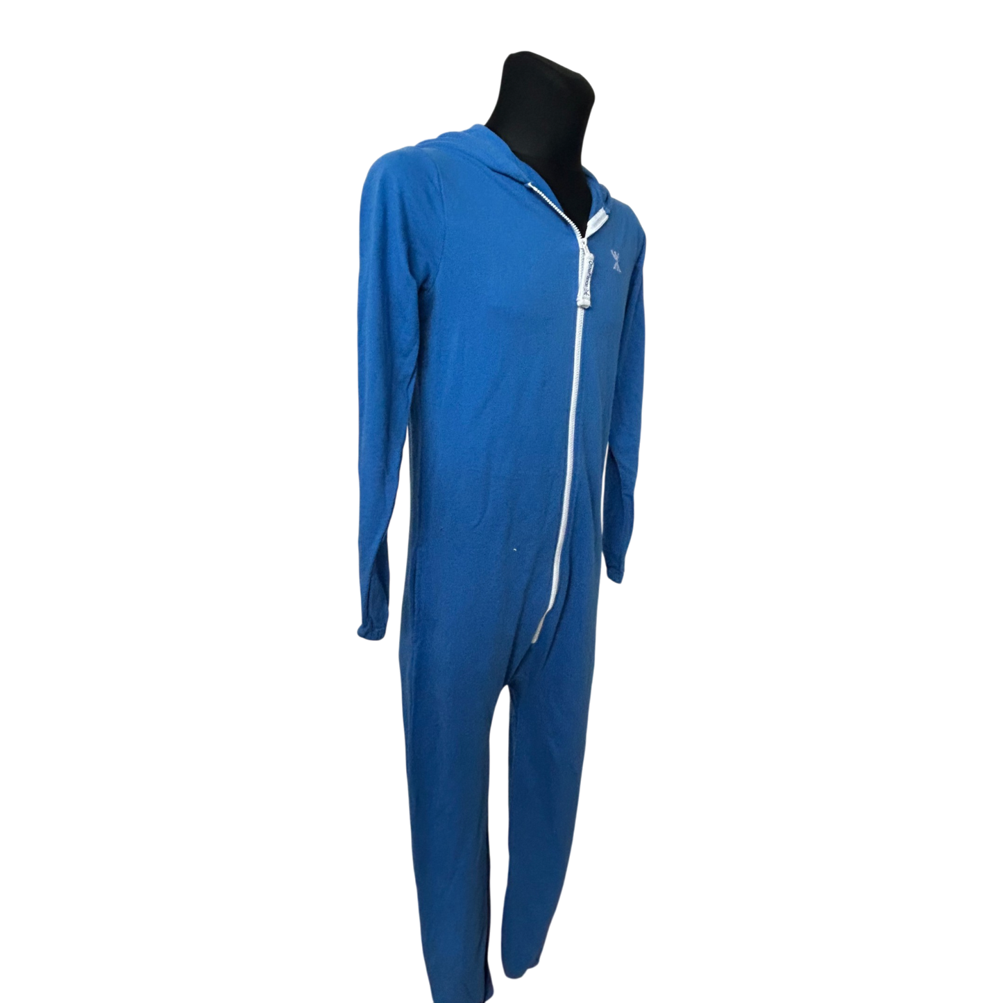 OnePiece Jumpsuit Herren Gr M Blau Einteiler Baumwolle Freizeit