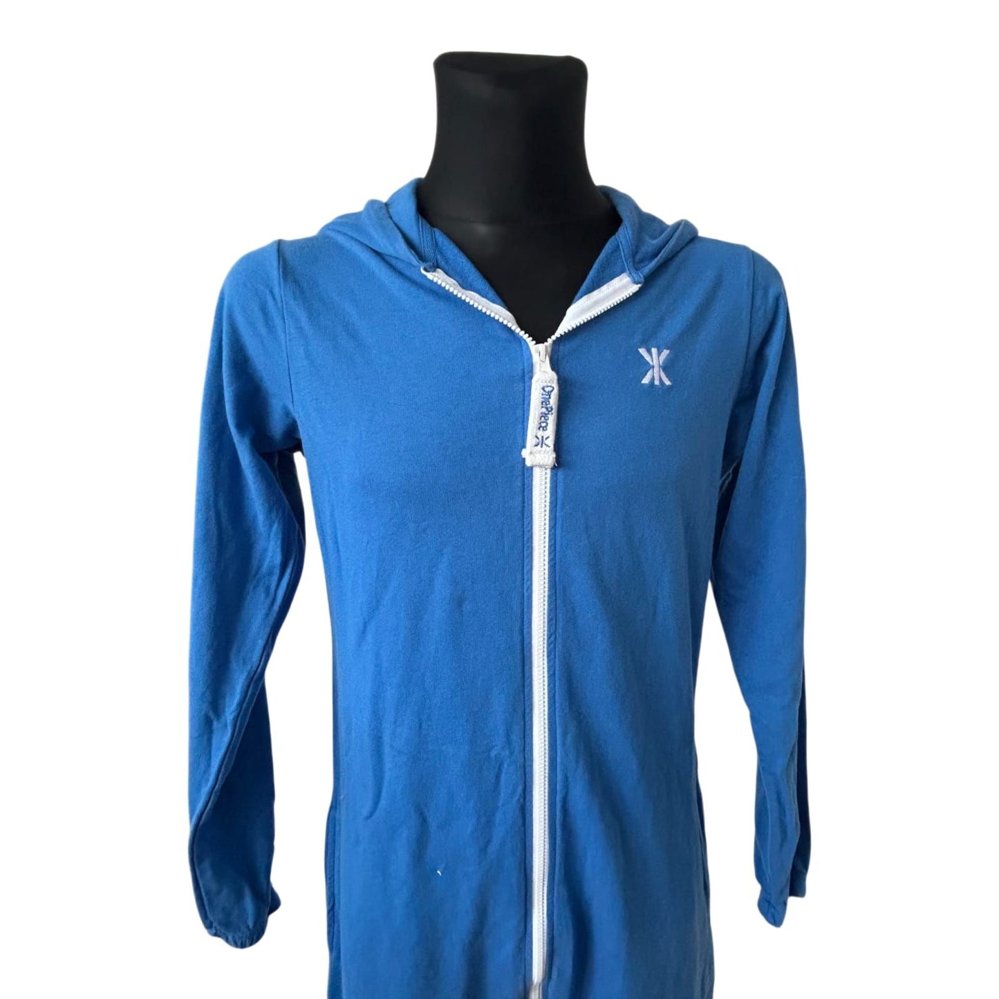 OnePiece Jumpsuit Herren Gr M Blau Einteiler Baumwolle Freizeit