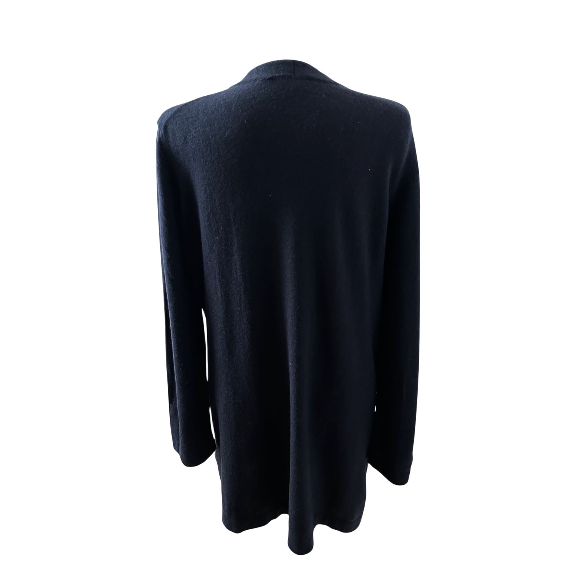 Escada Damen Kaschmir Zweiteiler Gr XL Blau Top Jacke Elegant Luxusstück