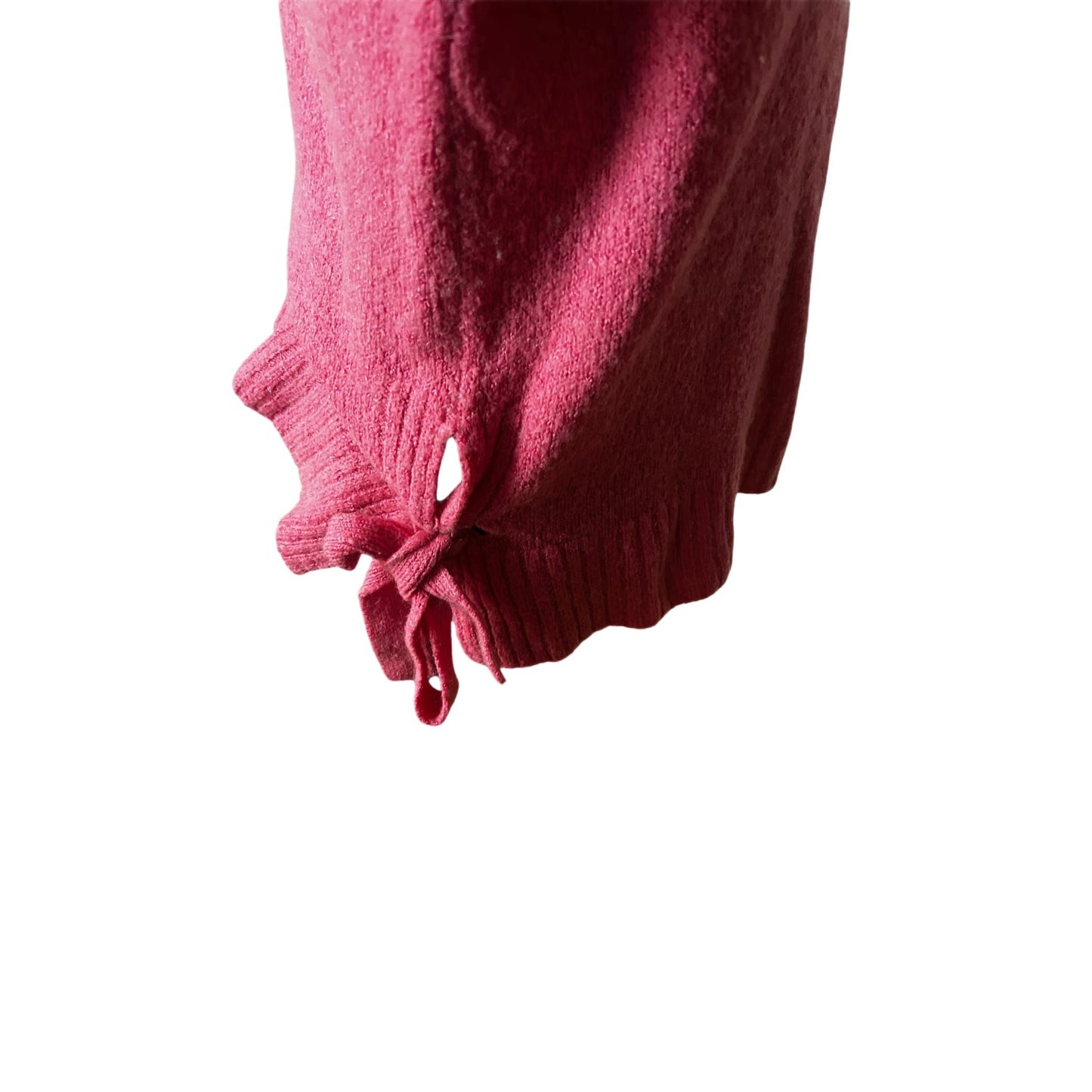 H&M Pullover Damen XS Pink Rundhals Langarm Strick Sweater weich warm Alpaka Mix