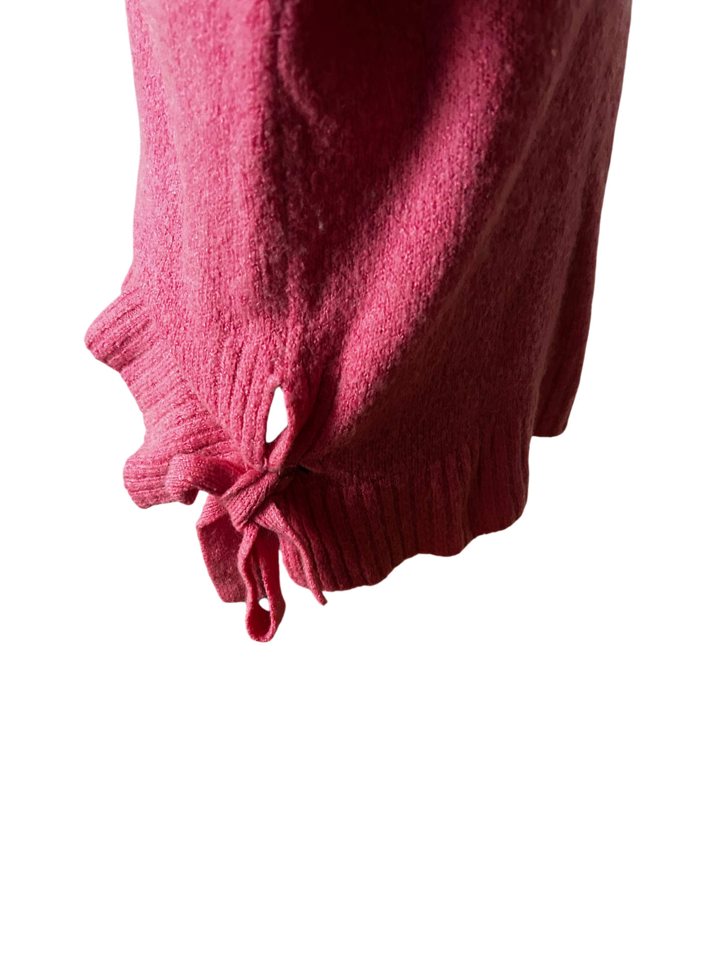 H&M Pullover Damen XS Pink Rundhals Langarm Strick Sweater weich warm Alpaka Mix