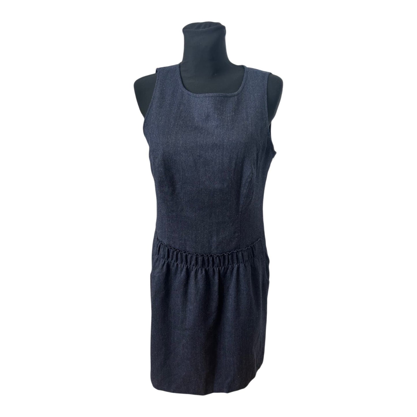 Esprit Kleid Damen Gr 40 Dunkelblau Wollmix Etuikleid Business Elegant Chic