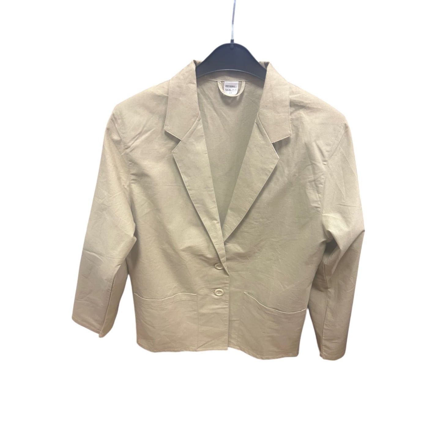 Quelle Vintage Blazer Damen Gr 36 Beige Retro Stil Neu Ungetragen Elegant