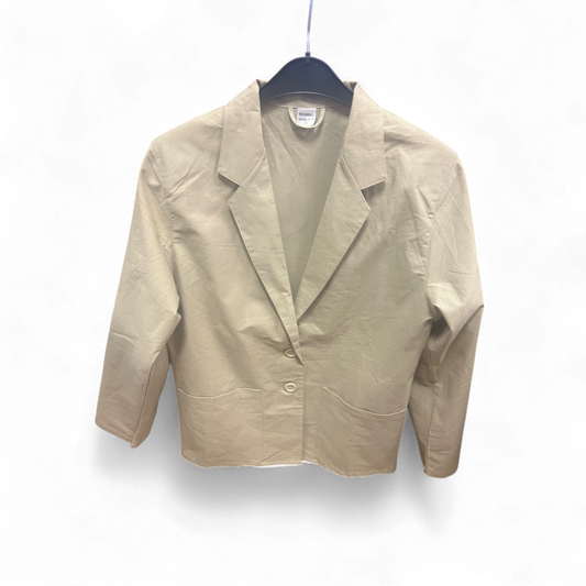Quelle Vintage Blazer Damen Gr 36 Beige Retro Stil Neu Ungetragen Elegant