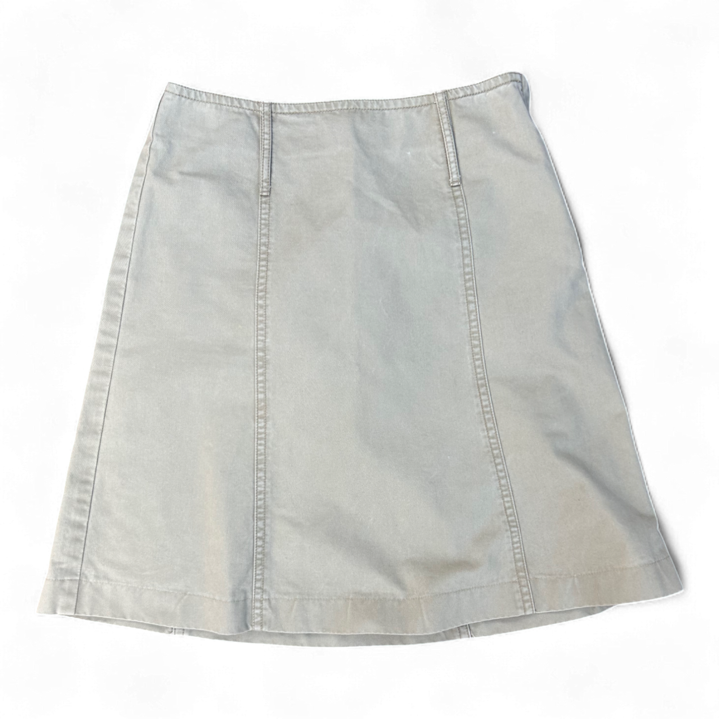 Esprit Damenrock 34 Beige Baumwolle A-Linie Klassisch Sommerrock Elegant