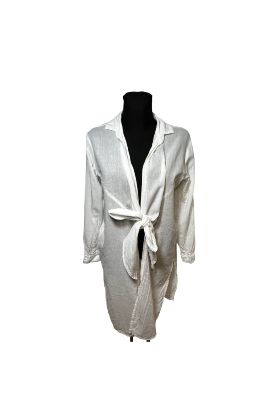 Gimaguas Kleid Strand Tunika Damen Gr M L Baumwolle Weiß Sommer Urlaub Boho Chic