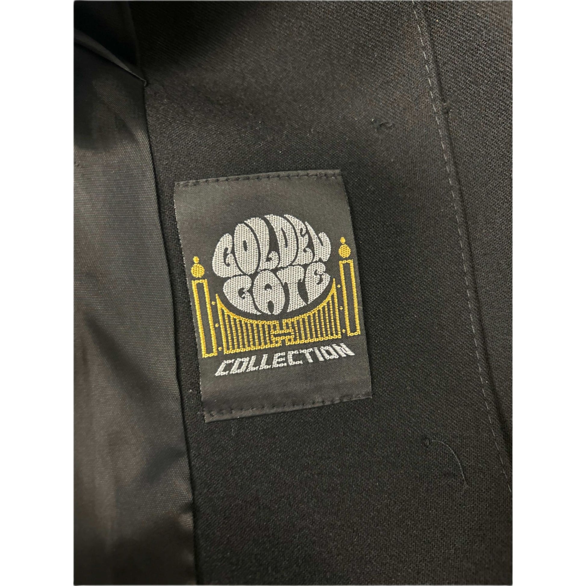 Golden Gate Blazer Größe 48 Schwarz Vintage Schurwolle Elegant Klassisch Damen