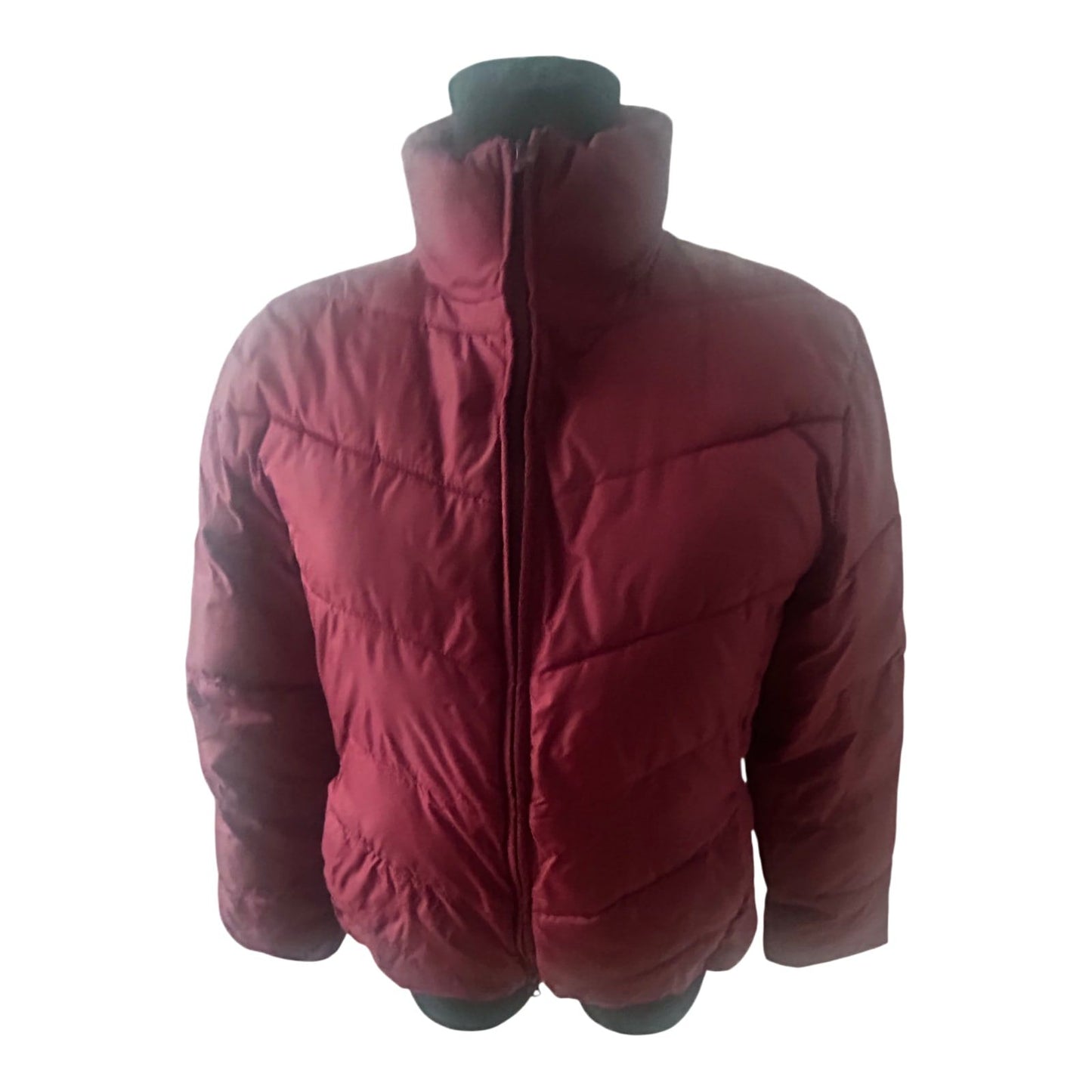 Tom Tailor Damen Steppjacke Gr 38 Weinrot Leicht Gefüttert Winterjacke Top
