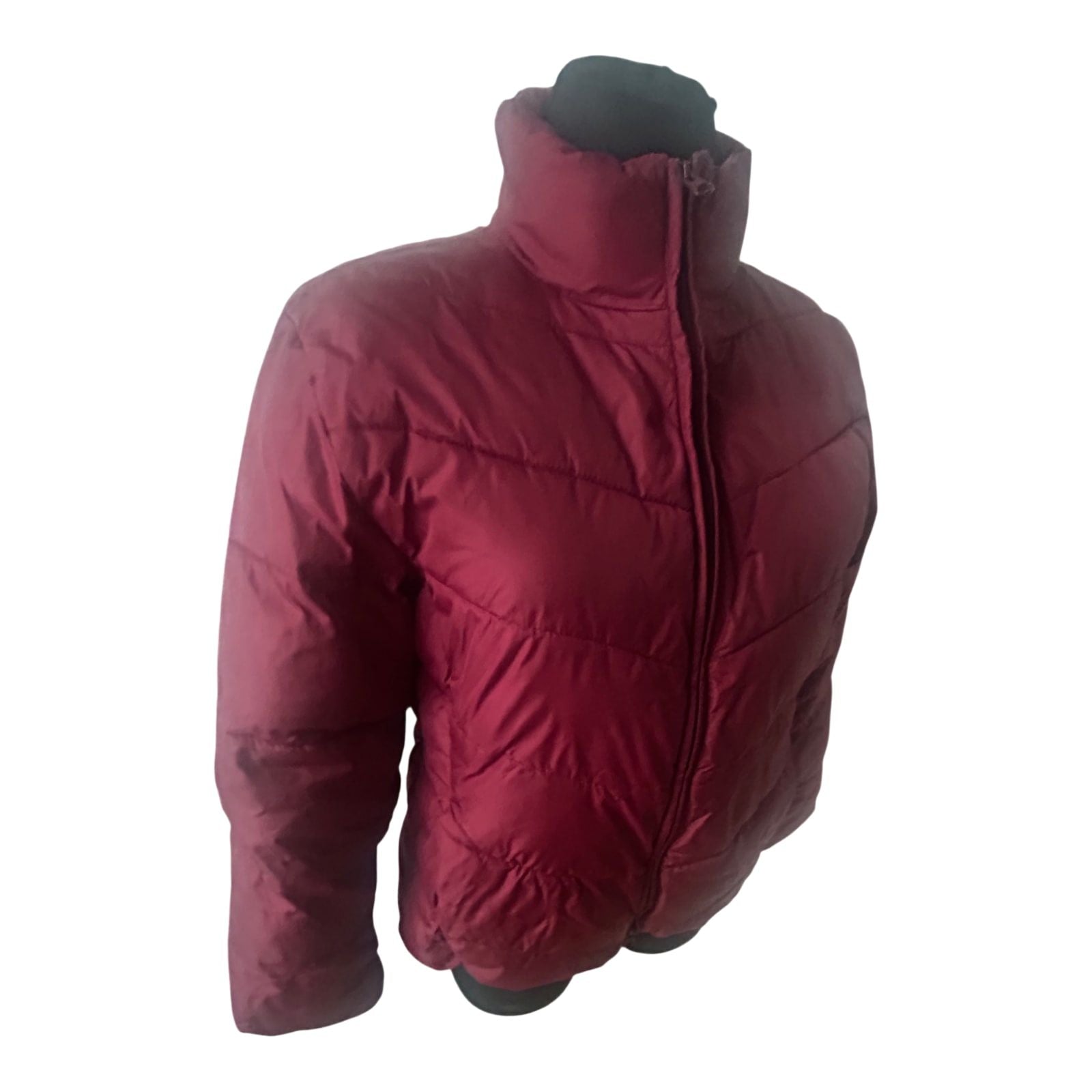 Tom Tailor Damen Steppjacke Gr 38 Weinrot Leicht Gefüttert Winterjacke Top