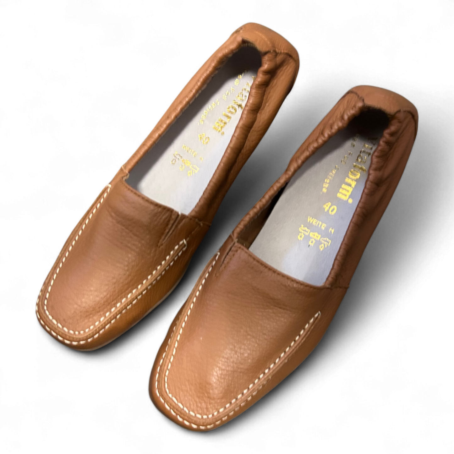 Vitaform Damen Slipper Leder Komfortschuh Weite H Gr 40 Braun Neu Bequem Alltag (Kopie)