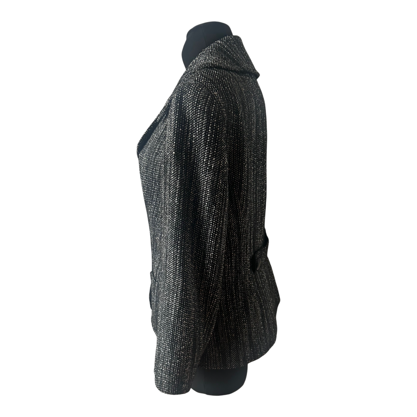 Betty Barclay Blazer Damen Jacke Gr 42 Schwarz Weiss Muster Elegante Ubergangsjacke