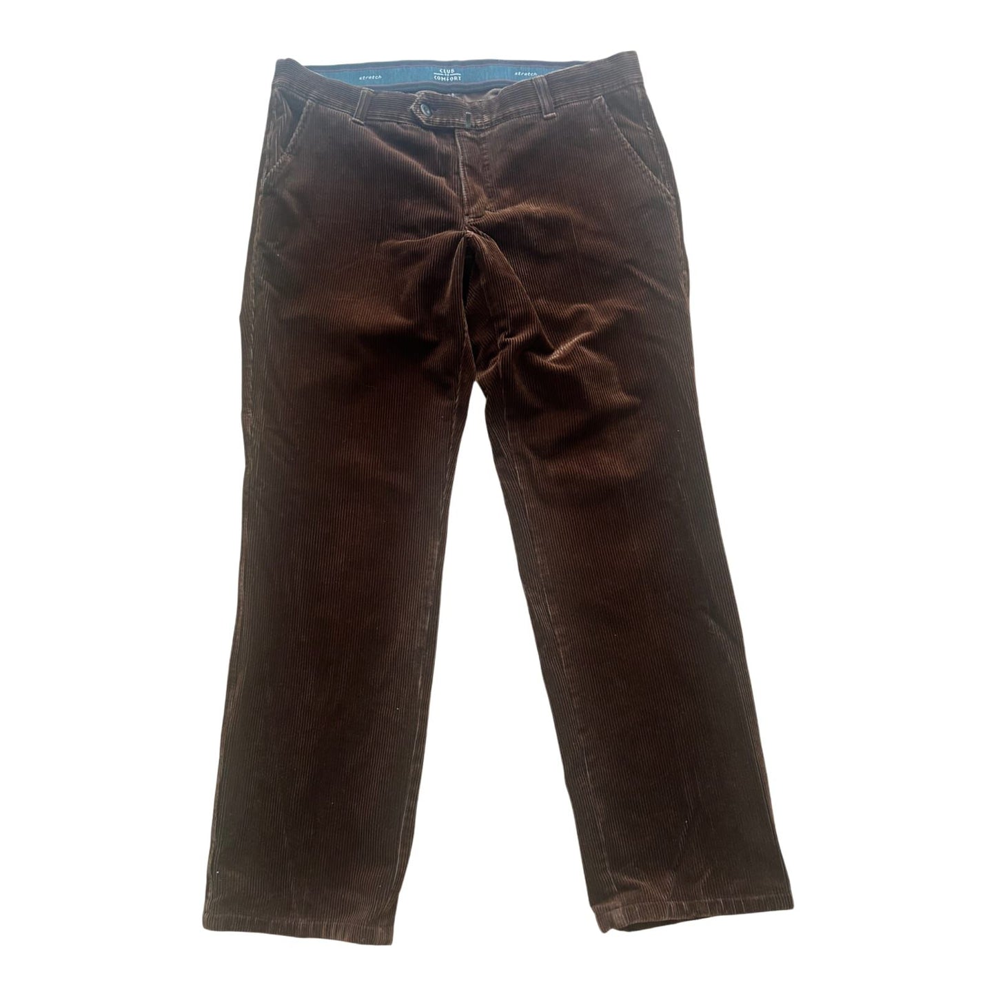 Club of Comfort Herren Cordhose Braun Modell Derry Gr 25 Gerade Passform
