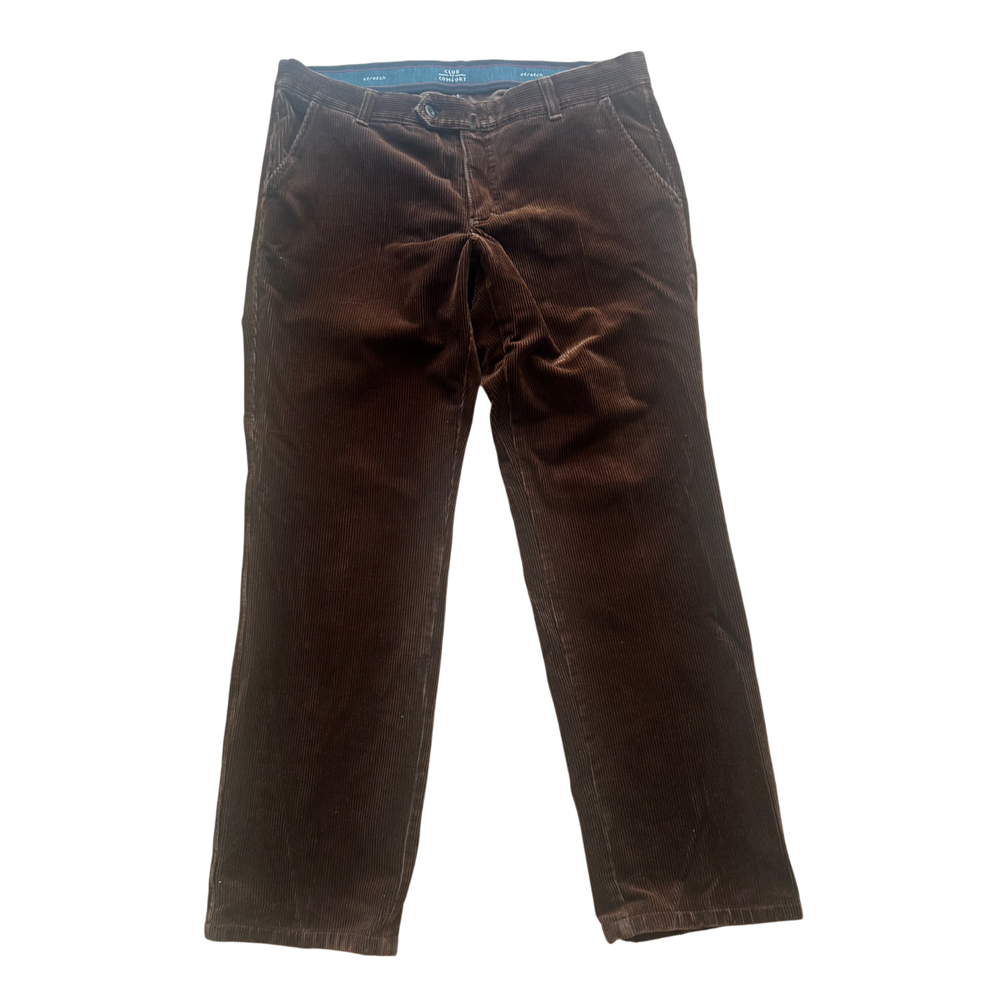 Club of Comfort Herren Cordhose Braun Modell Derry Gr 25 Gerade Passform