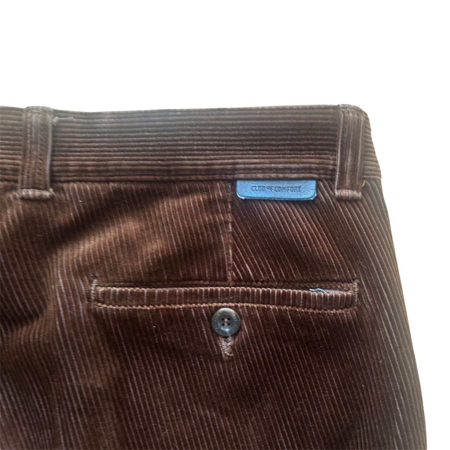 Club of Comfort Herren Cordhose Braun Modell Derry Gr 25 Gerade Passform