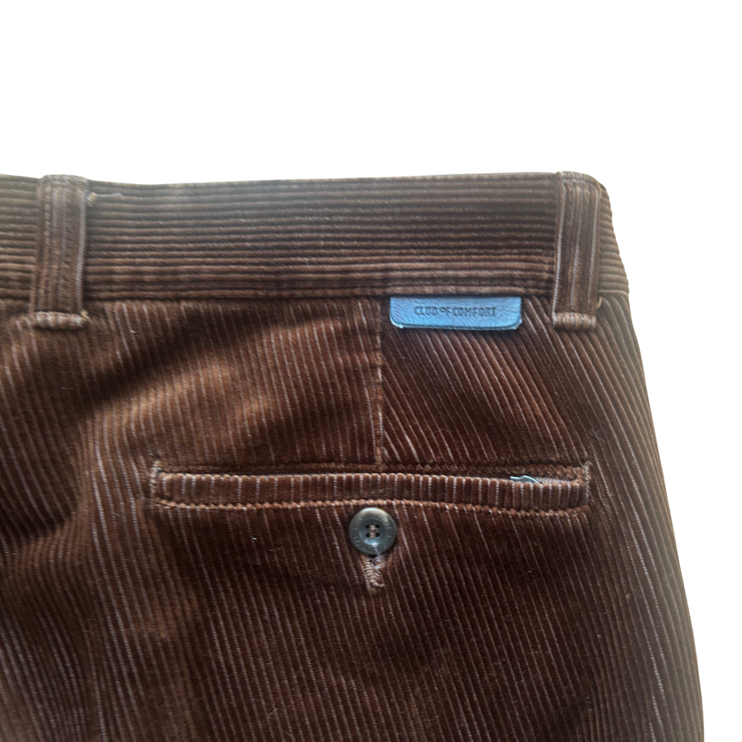 Club of Comfort Herren Cordhose Braun Modell Derry Gr 25 Gerade Passform