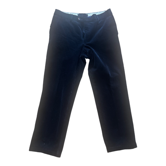 Walbusch Herren Cordhose Dunkelblau Regular Fit Gr 26 Klassisch Alltag