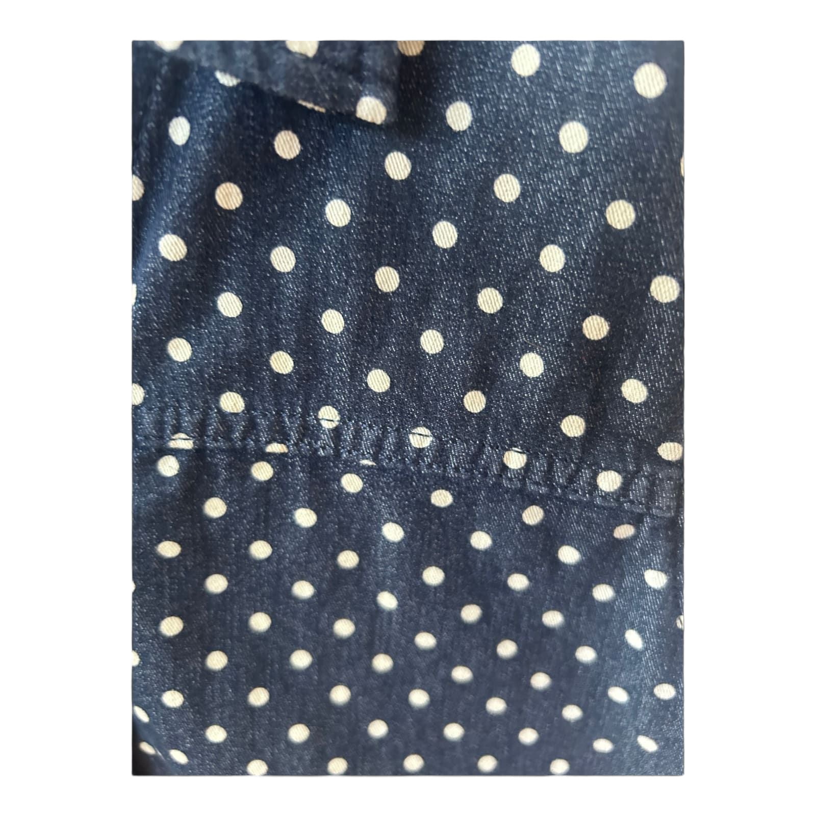 Escada Sport Weste Gr 38 Made in Italy Blau Punkte Baumwollmix Sommer Elegant