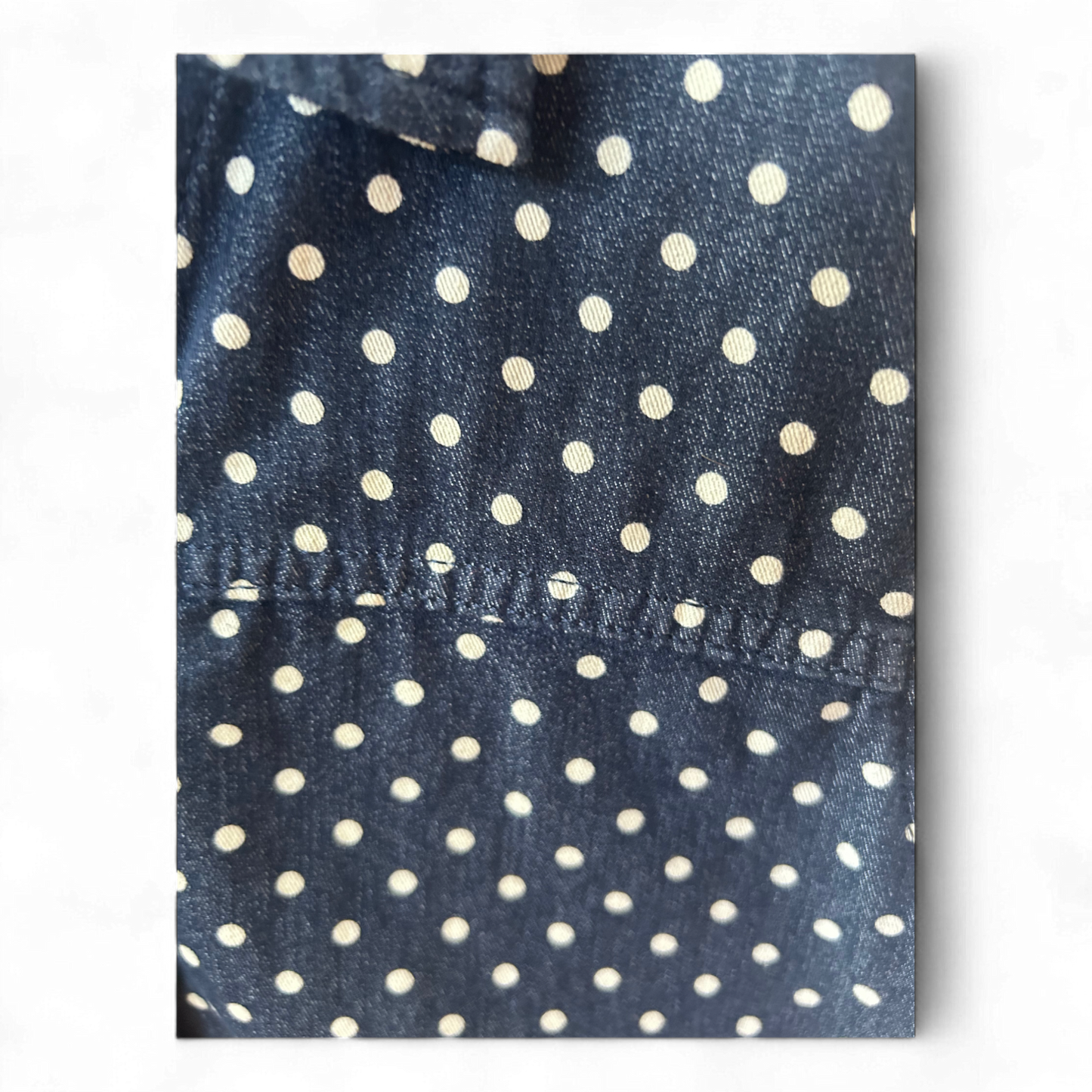 Escada Sport Weste Gr 38 Made in Italy Blau Punkte Baumwollmix Sommer Elegant