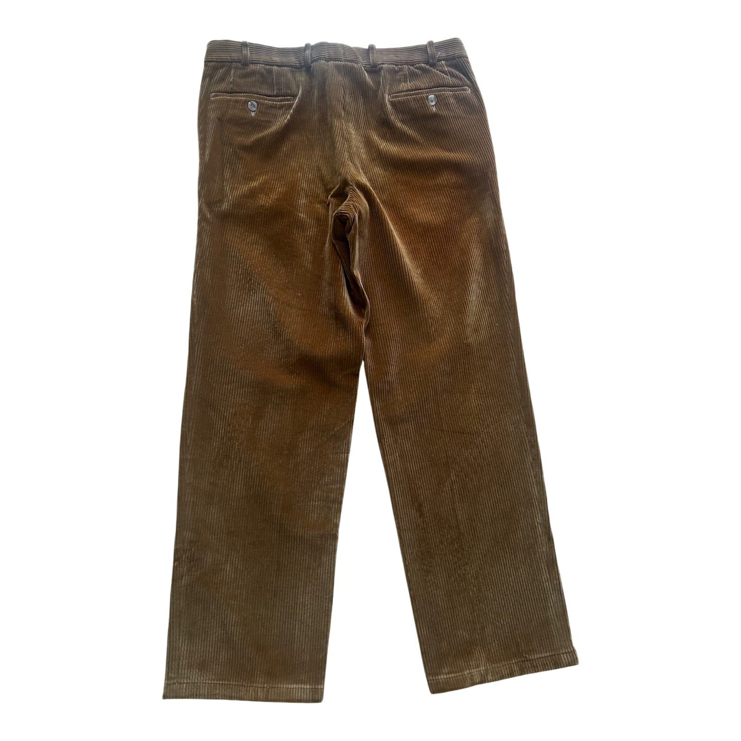Herren Cordhose DuPont Teflon Braun Gr 25 Gerade Passform Baumwolle