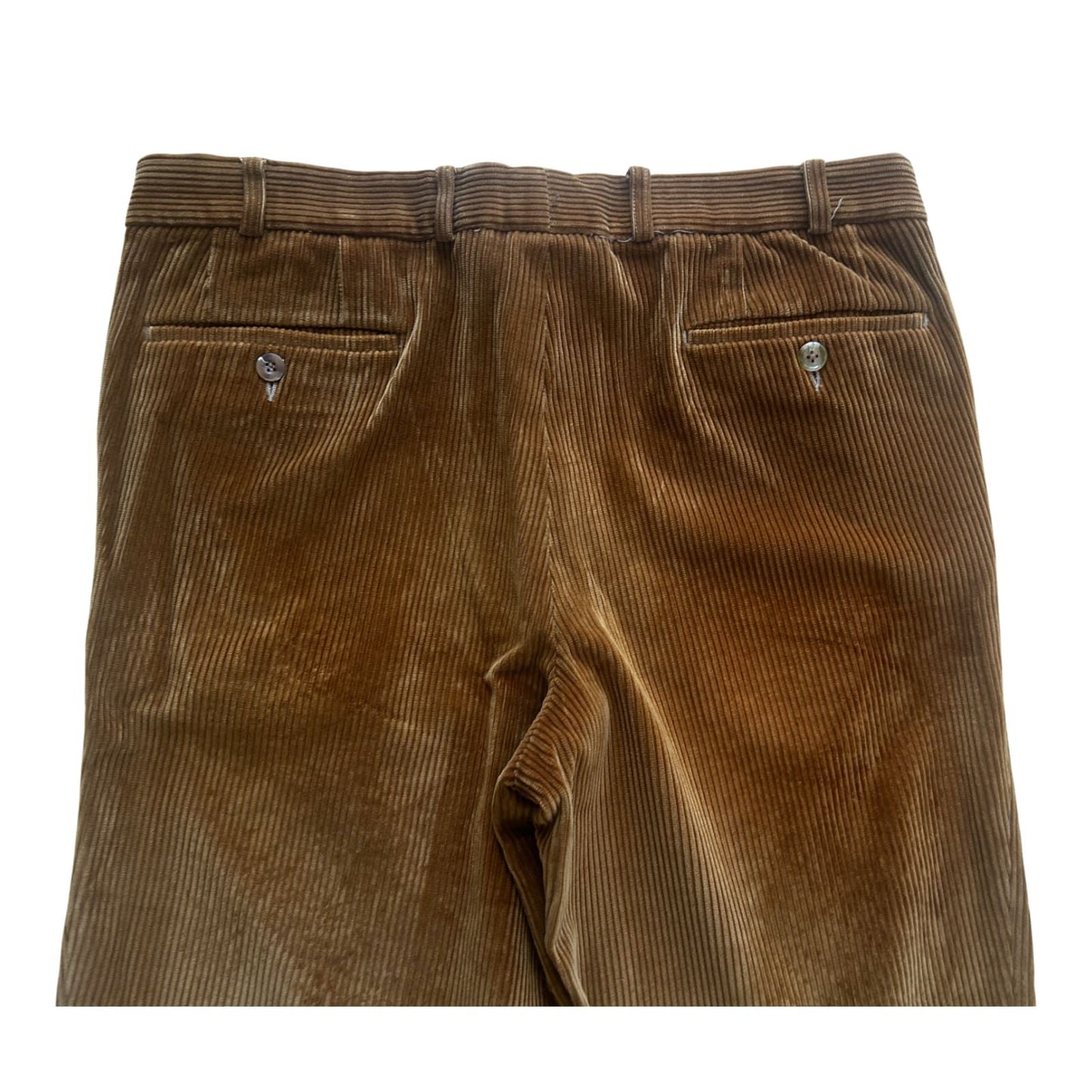 Herren Cordhose DuPont Teflon Braun Gr 25 Gerade Passform Baumwolle