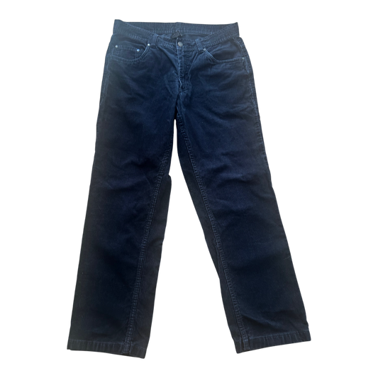 Camargue Herren Cordhose Dunkelblau Regular Fit Gr 50 Klassisch Alltag