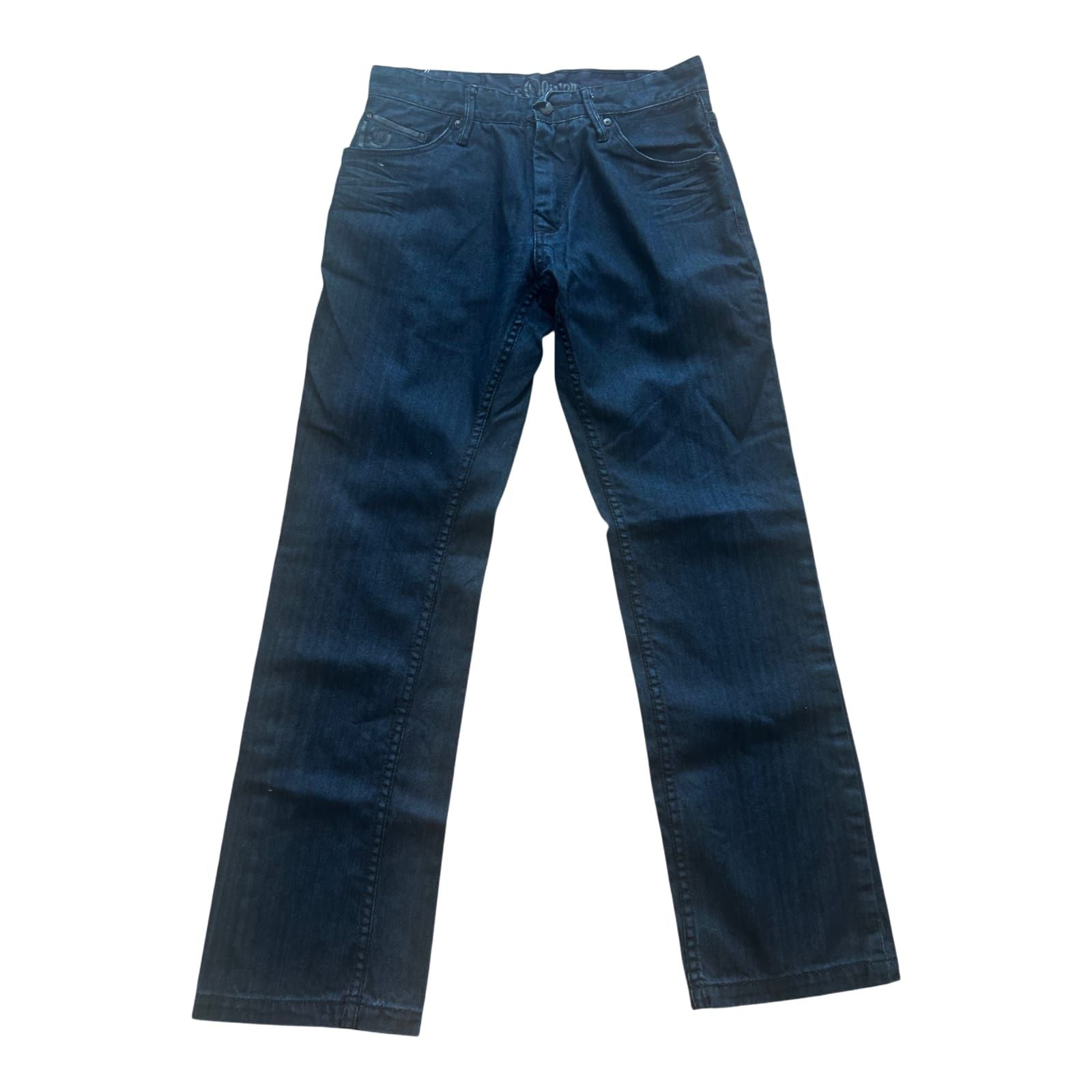 s.Oliver Herren Jeans Blau Denim Regular Fit Gr 30 32 Klassisch Alltag