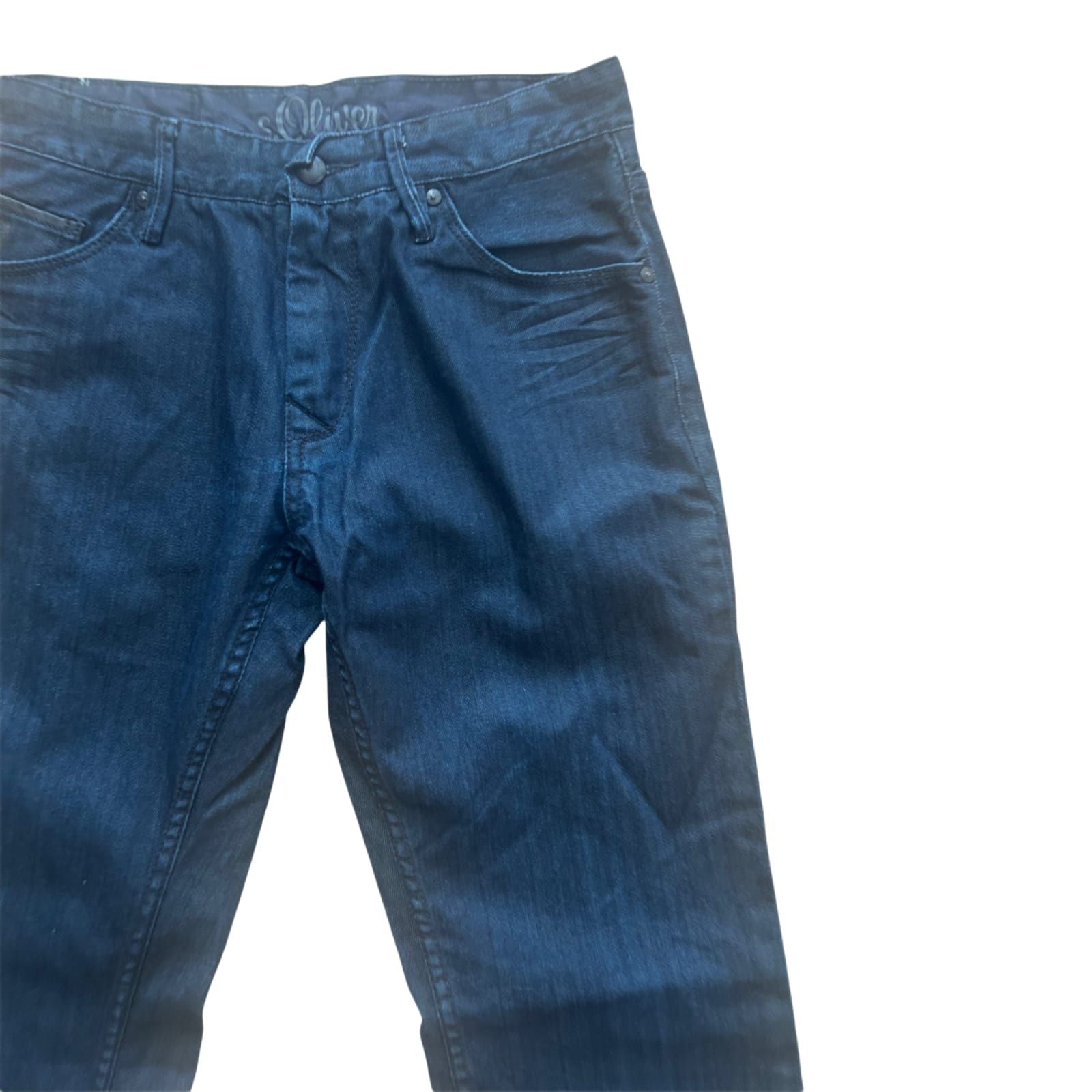 s.Oliver Herren Jeans Blau Denim Regular Fit Gr 30 32 Klassisch Alltag