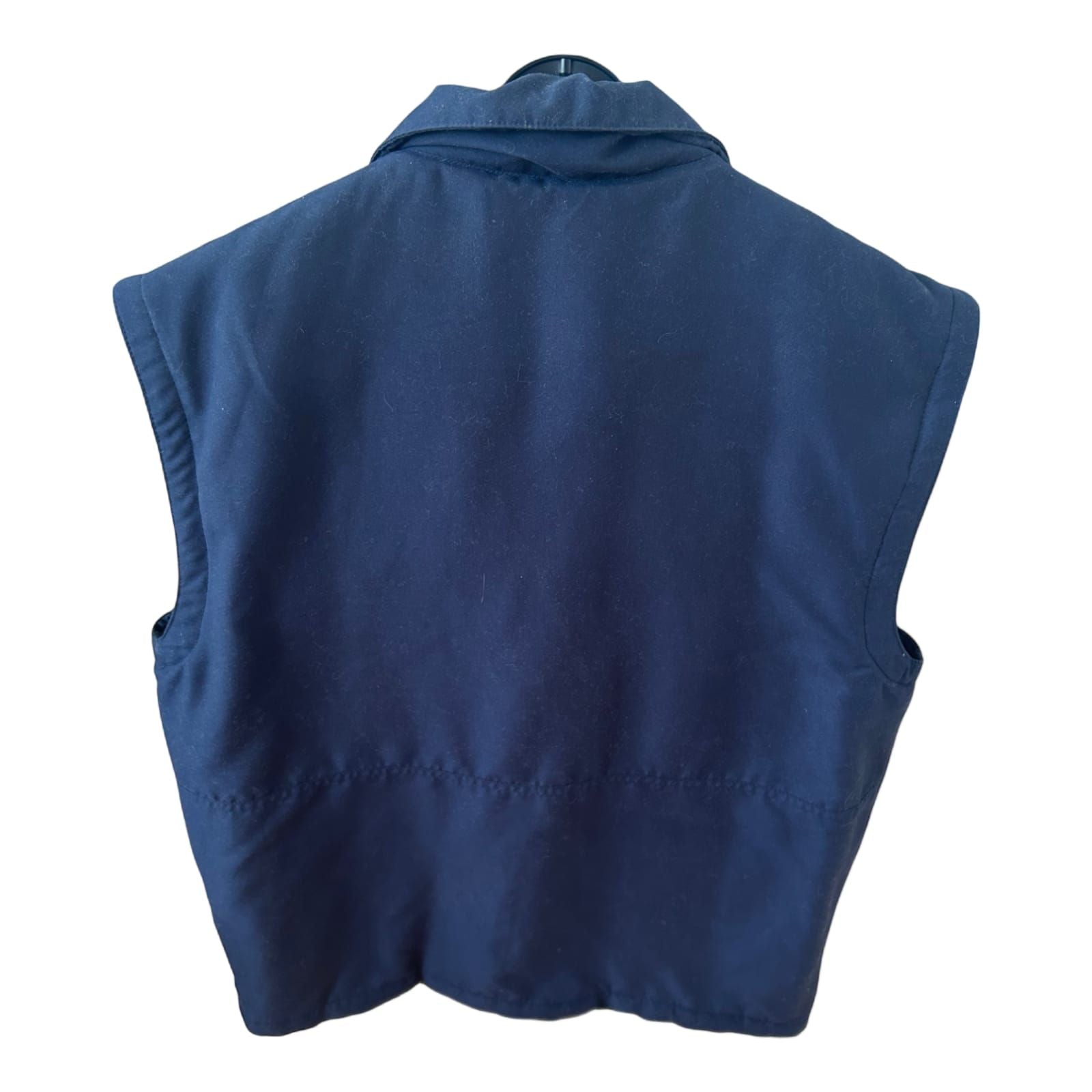 Roger Kent Weste Blau M Gr 48 Stehkragen Outdoor Stil Taschen Polyester
