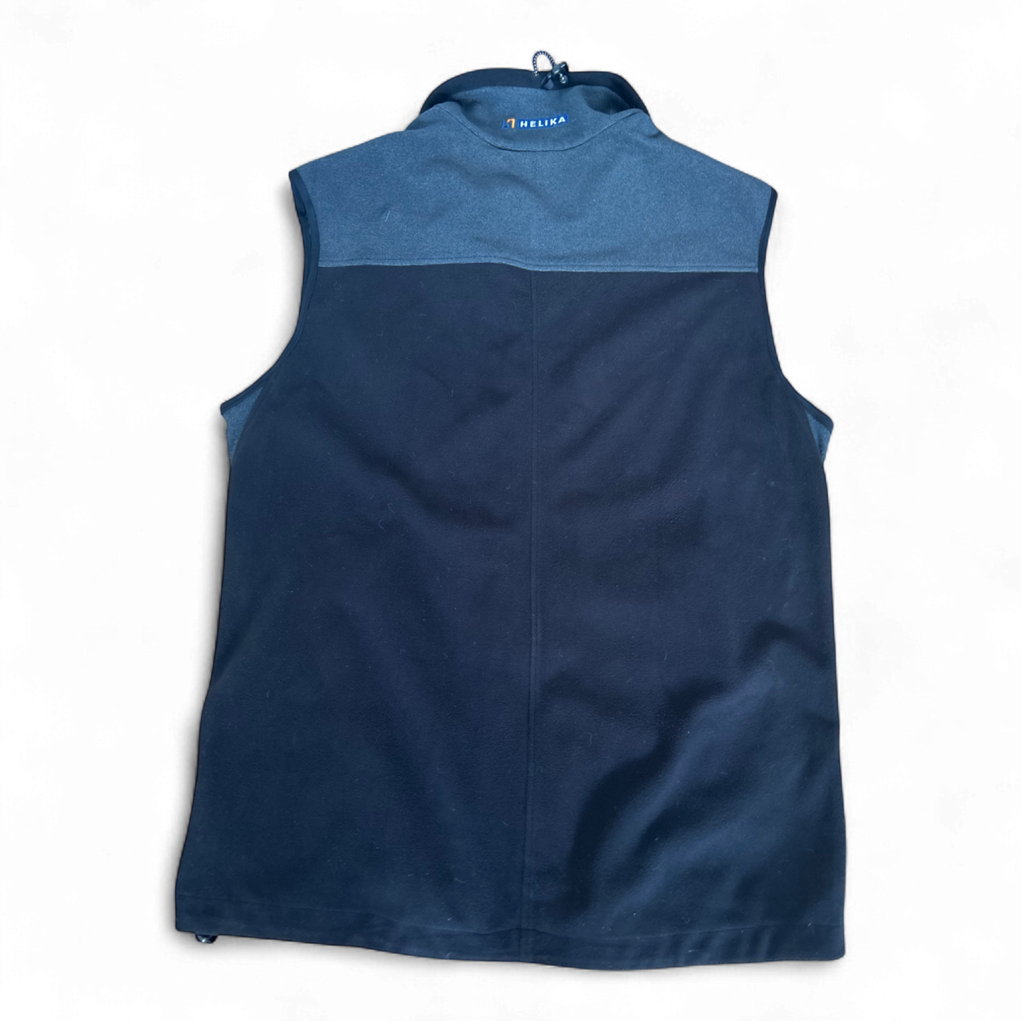 Helika Fleeceweste Schwarz Grau XXL Outdoor Utility Look Reißverschluss Polyester